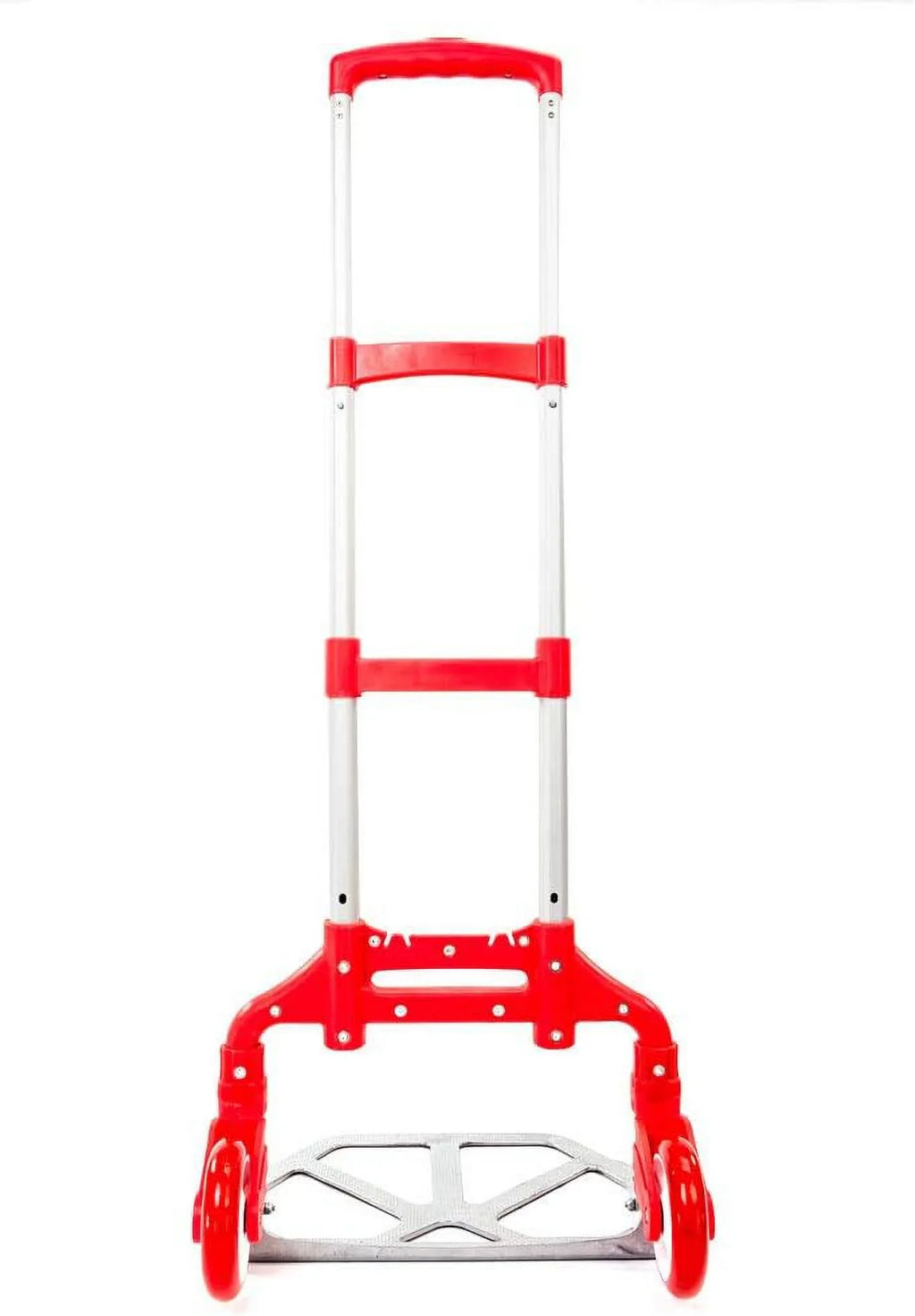 for 165.35 Push (75kg) Use Auto, lbs Aluminium Home, Collapsible Hand Folding (Red) Truck,Hand Luggage Dolly Trolley and Office,Travel Cart Portable