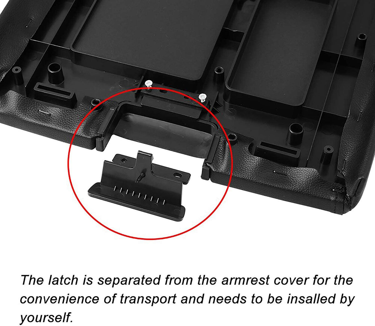 07-14 Replacement ASOOLL Part Sierra, Avalanche, Console Latch, Yukon, Armrest Suburban, for Escalade-Perfect Suitable for 20864151, Silverado, 20864153, OEM Center Cover 20864154