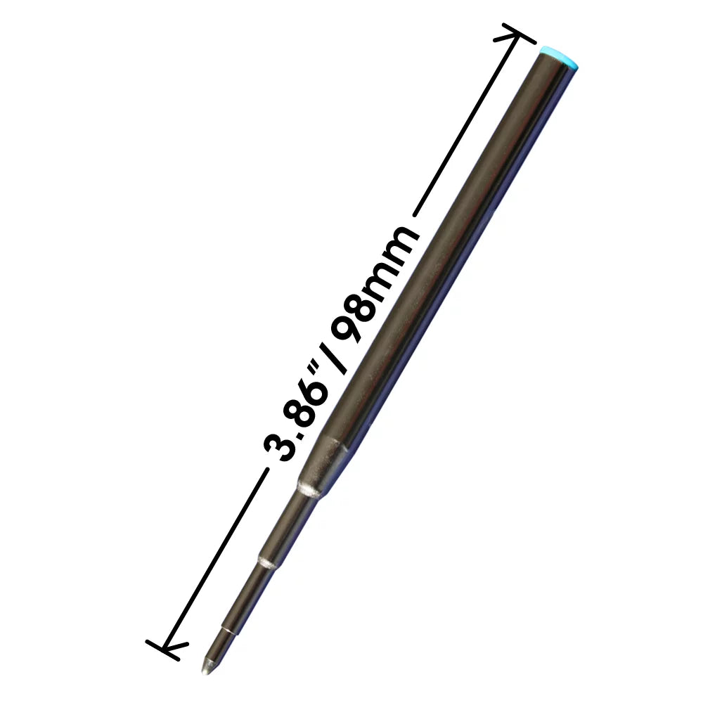 98 - Refill mm Ballpoint Long Blue 128214 - Montblanc / Measures in 24 Pen - for 3.875 Jaymo Replacement