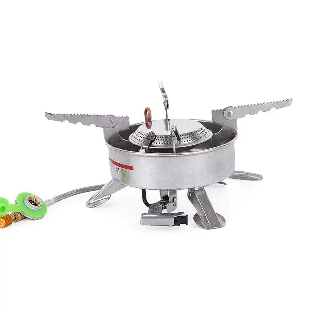 Camping Picnic Outdoor Gas Meterk Cooker Split-Type Large Big Stainless Blaze Steel Butane Portable Power BRS-10