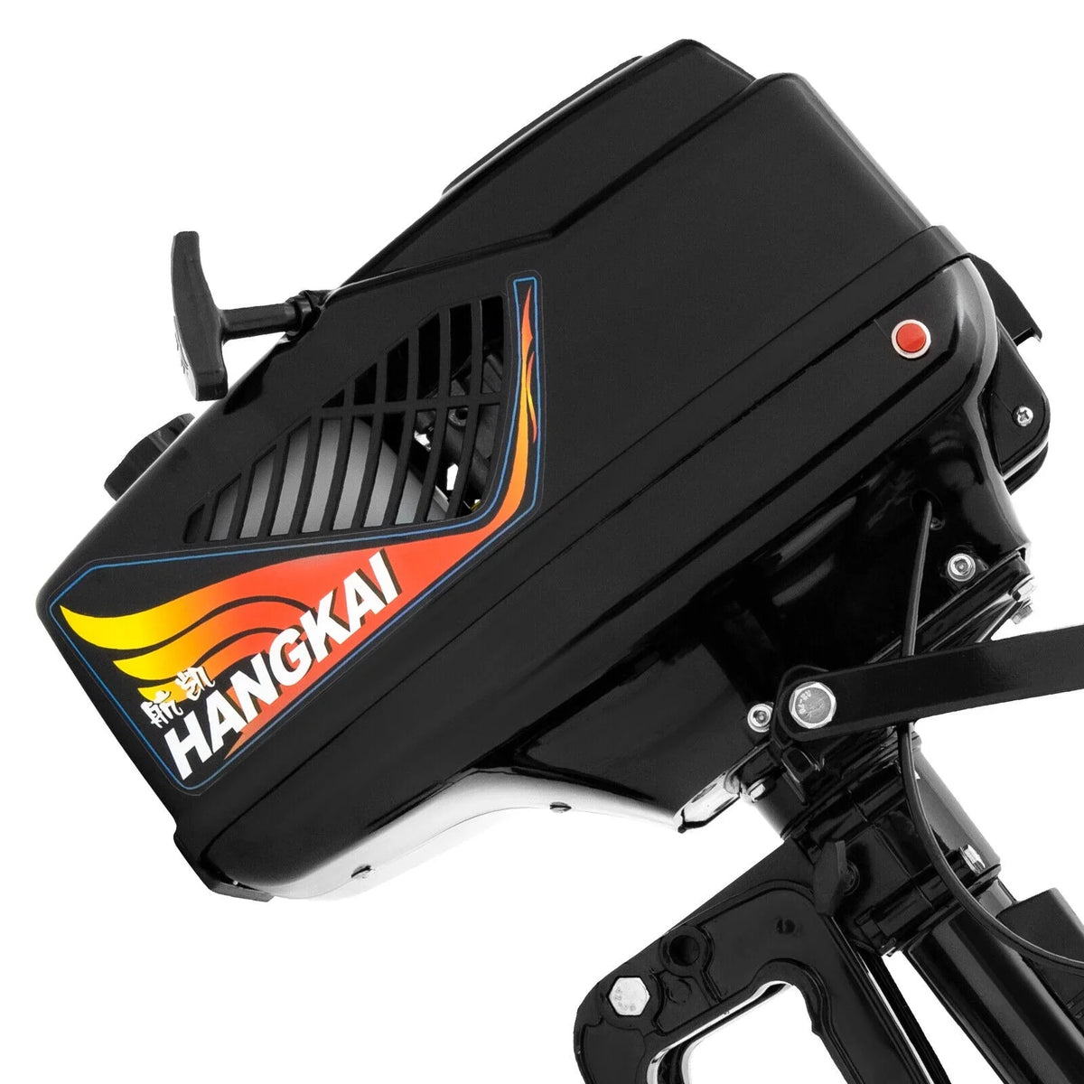Boat HANGKAI Motor Cooling CDI 2 90cm/35.4in Fishing Outboard 3.6 Outboard Water Engine Boat Motor Stroke HP