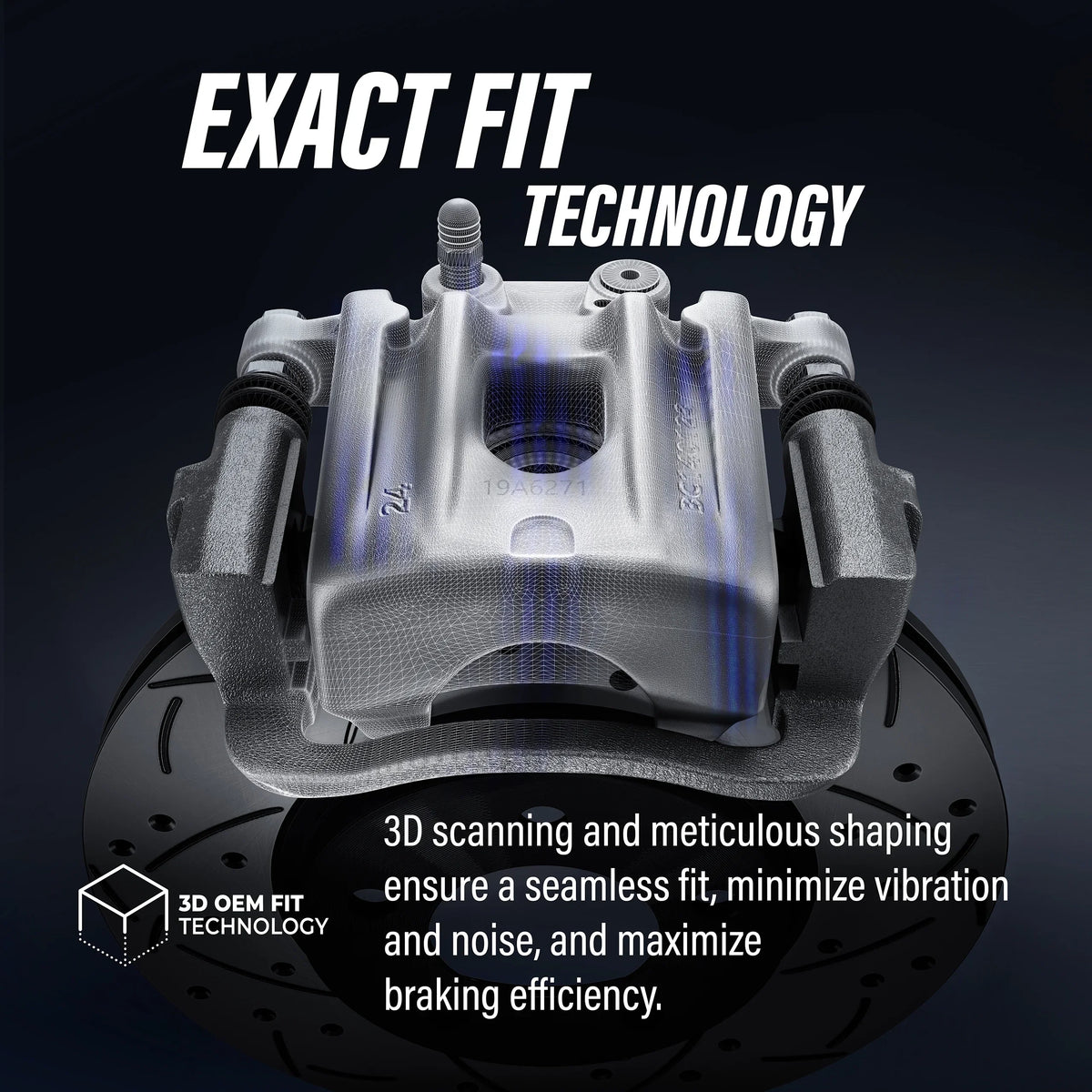 Front 12 Piston Disc Auto Semi-Metallic With For Single C/V 24 Rear Caliper KCG-100135P Pads And Coated From Rotors Ram 2012 Brake Transit Kit 03