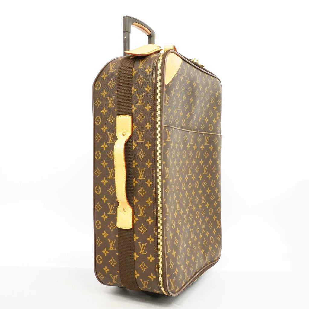 M23294 Monogram Carry Used 55 Case Auth Pegas Vuitton Louis