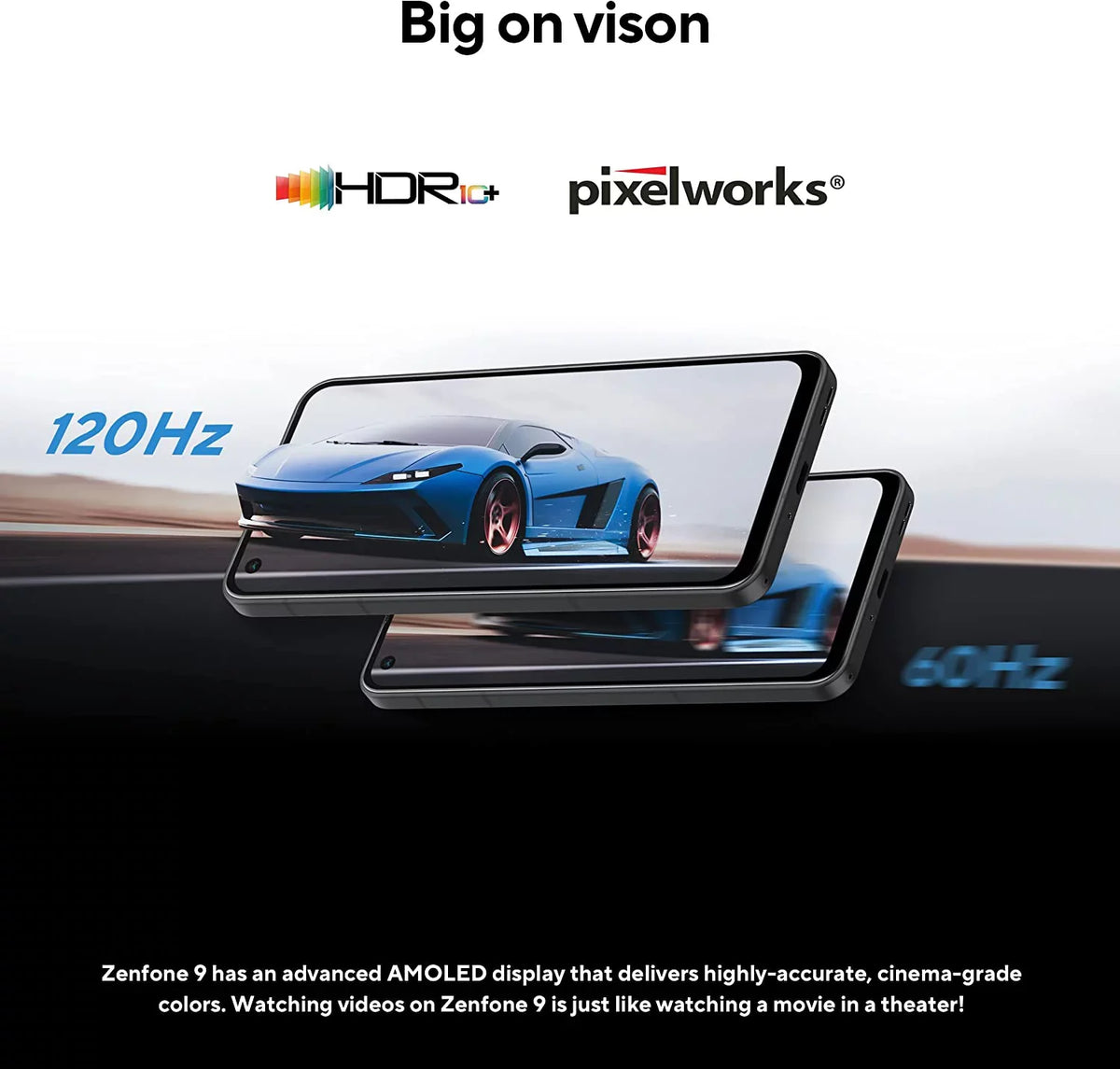 120Hz, 9, SIM, FHD+ Unlocked 5.9” ZenFone 256GB, 8GB, 5G AI2202-8G256G-WH 50MP/12MP Dual Camera, Dual 2400x1080 US LTE White, AMOLED ASUS Version,