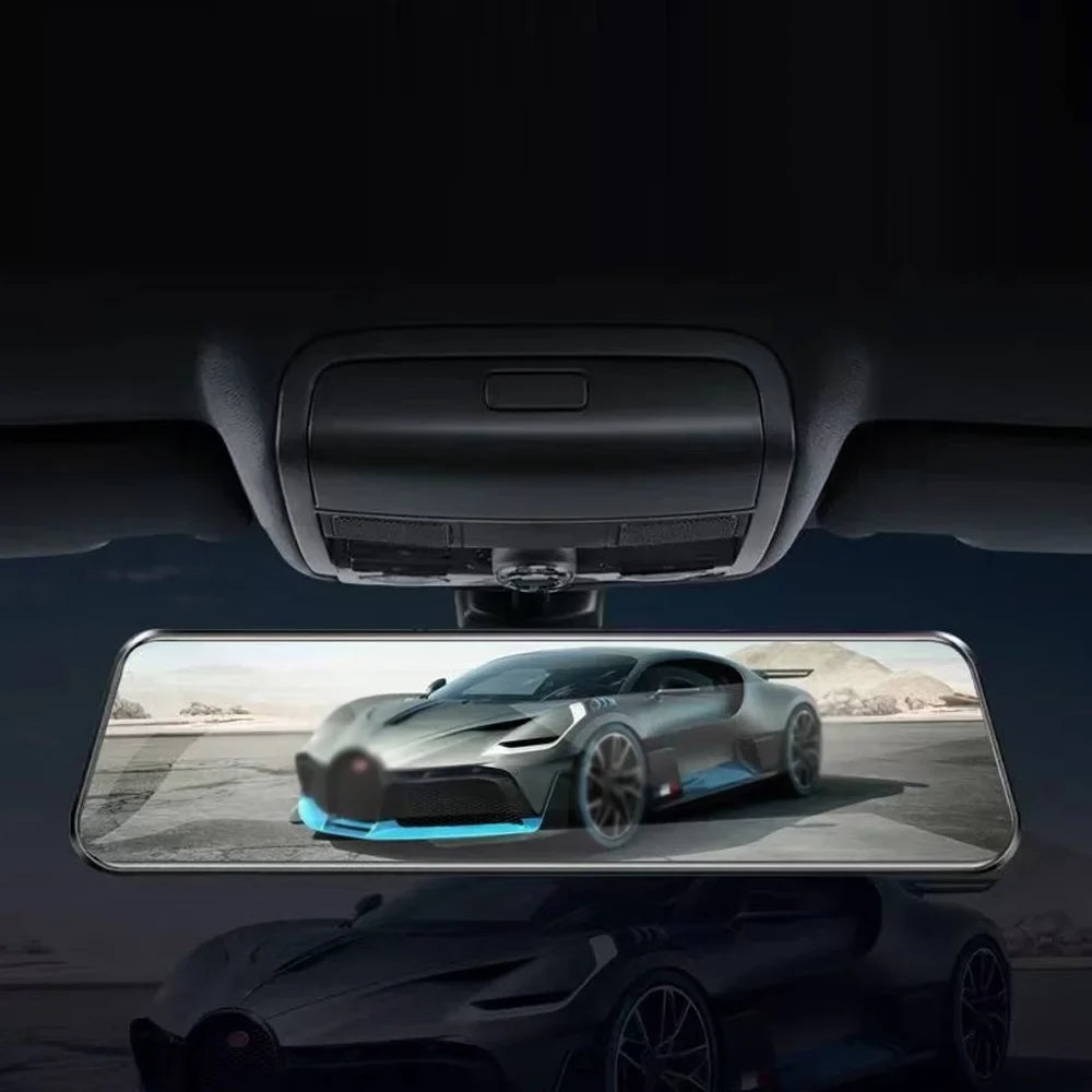 Wide Camera Cam Touchscreen, Angle, Inch Dash Full 170° Tomshoo with Motion Detection Dual 9.66