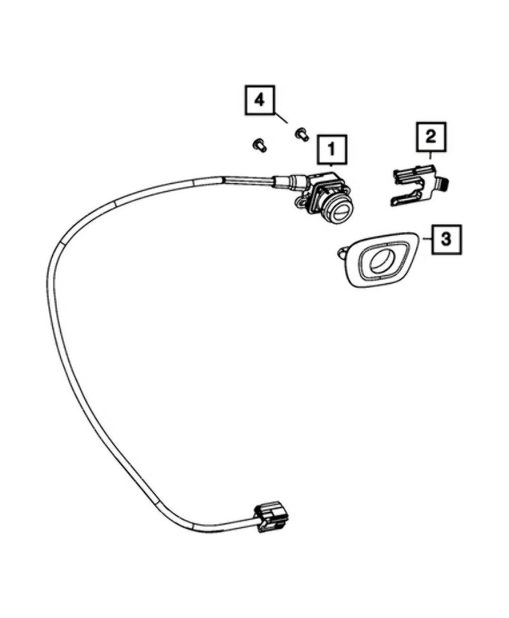 New Genuine OE 56038990AC Camera Mopar 2013-2016