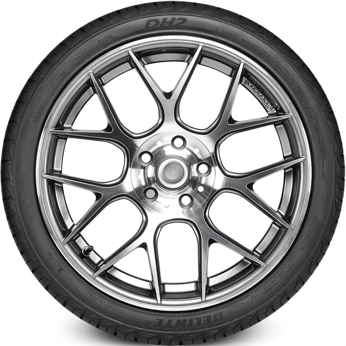 Ford 2015-23 High DH2 Ford Performance XL A/S Mustang EcoBoost Mustang Tire 255/40R19 Premium All Delinte Fits: GT, 2014 Season 101Y