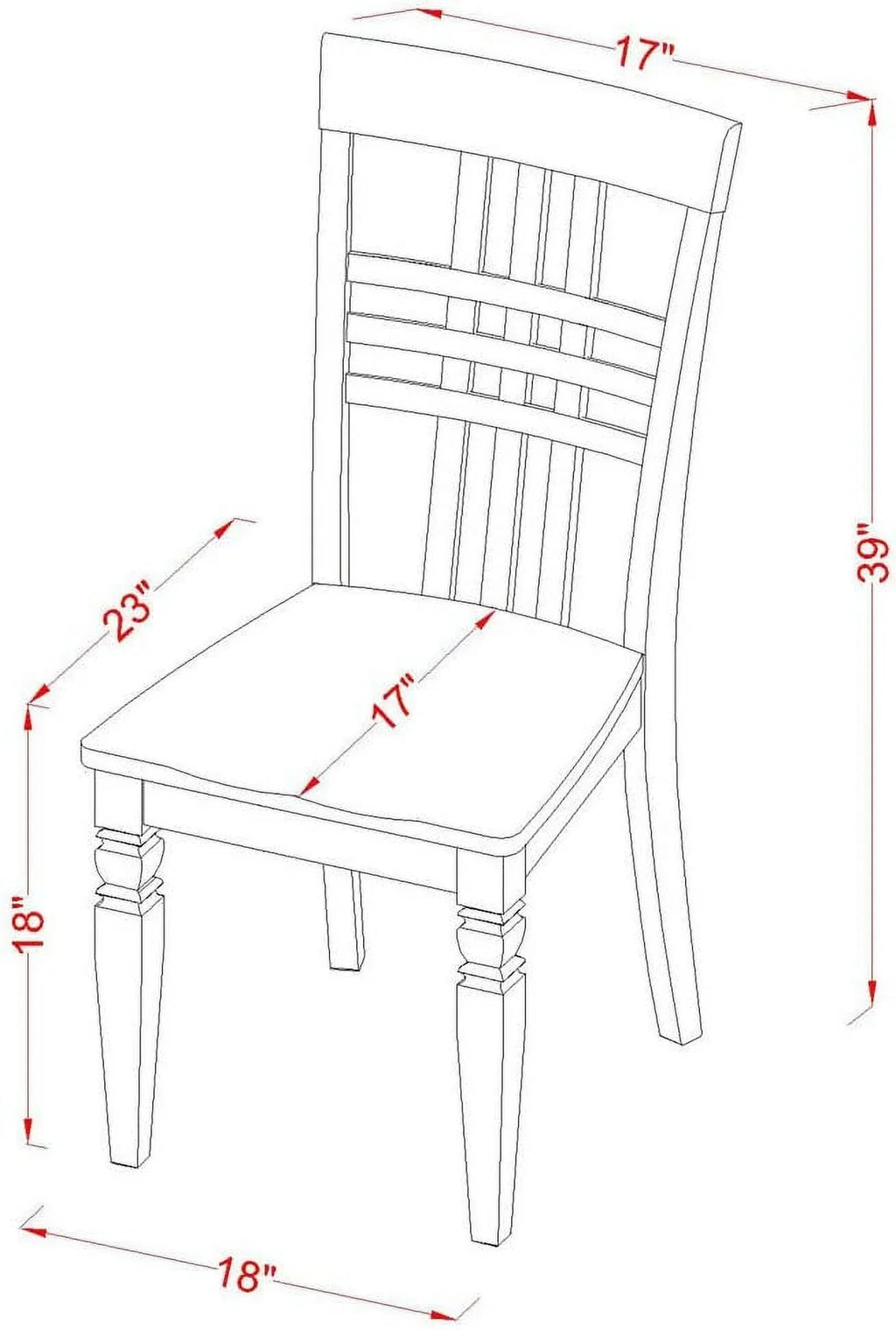 & - East Kitchen Piece Set & Dining 4 Table Chairs 5 West Quincy Table Cherry One Black with - Furniture Room