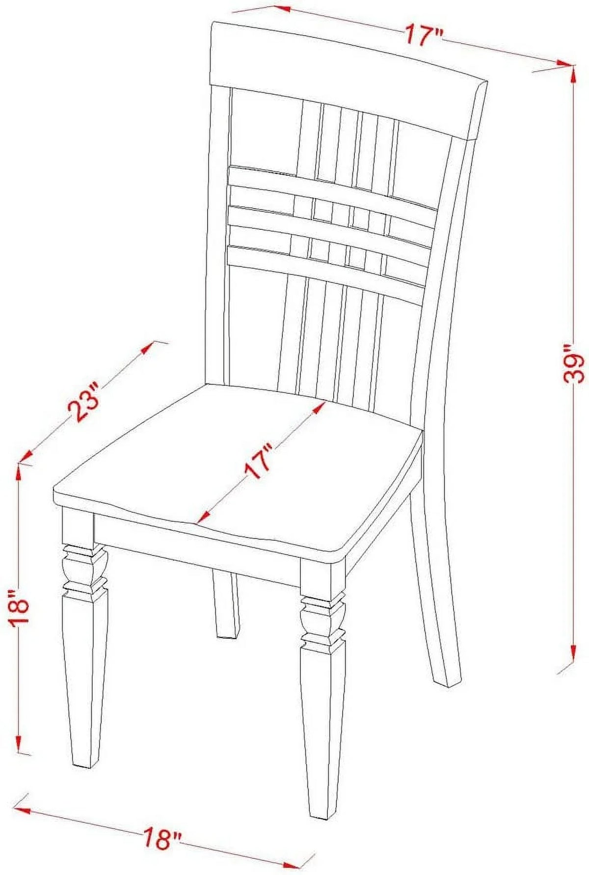 & - East Kitchen Piece Set & Dining 4 Table Chairs 5 West Quincy Table Cherry One Black with - Furniture Room
