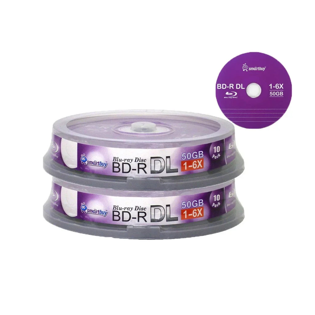 Blank Logo 20-Disc Data Dual 50GB Buy Layer Disc Smart Layer 6x Video Recordable Dl Double Surface BD-R Top Media Blu-ray