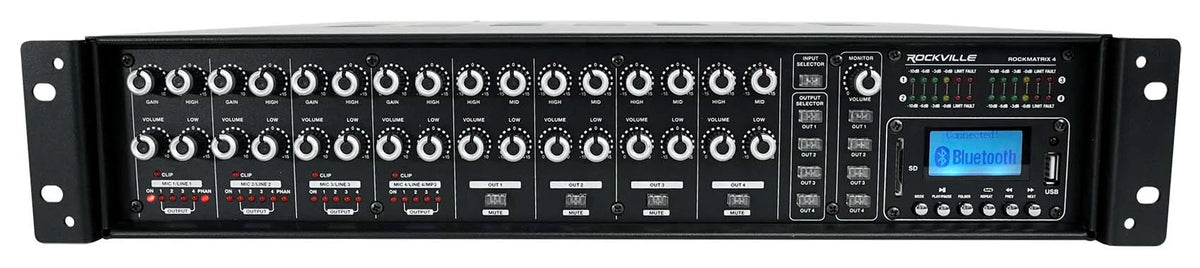 Multi Room Matrix System Ceiling (10) Speakers JBL 4-Zone 70v Audio Black w/