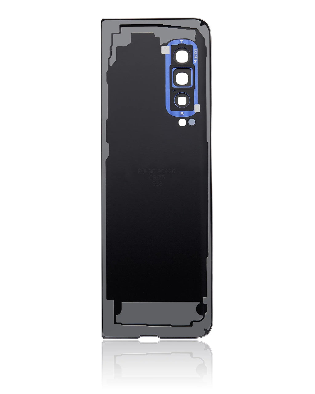 Blue) Cover Replacement For (Astro Lens 4G Galaxy (Premium) With Glass Back Compatible Camera Fold Samsung (F900)