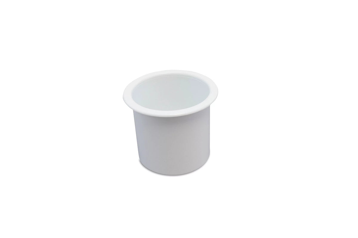 RV Cup Drop Car Recessed Boat White Pocket Plastic Game Motorhome for Universal Holder Insert 20 Table Camper Truck In Sofa Marine Pontoon