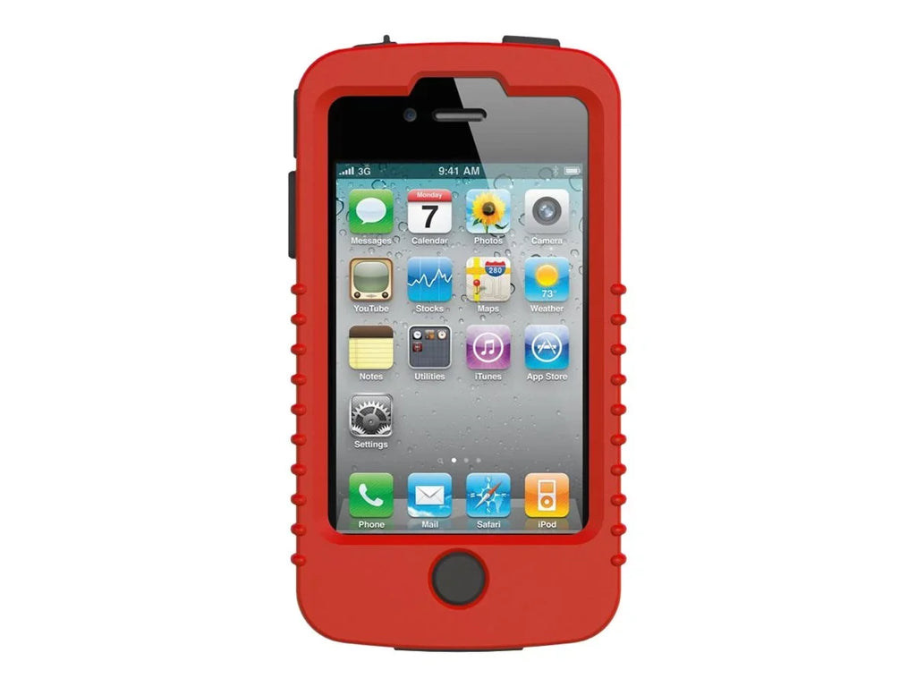 Cyclops 4, Trident 4S for II Series - Protective Apple cell for - red silicone, phone - iPhone case polycarbonate -