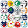 Chips DA Collection, Marker Golf Poker VINCI Ball Chip Gram 11.5