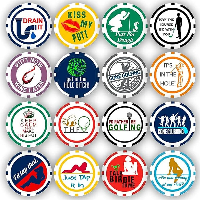Chips DA Collection, Marker Golf Poker VINCI Ball Chip Gram 11.5