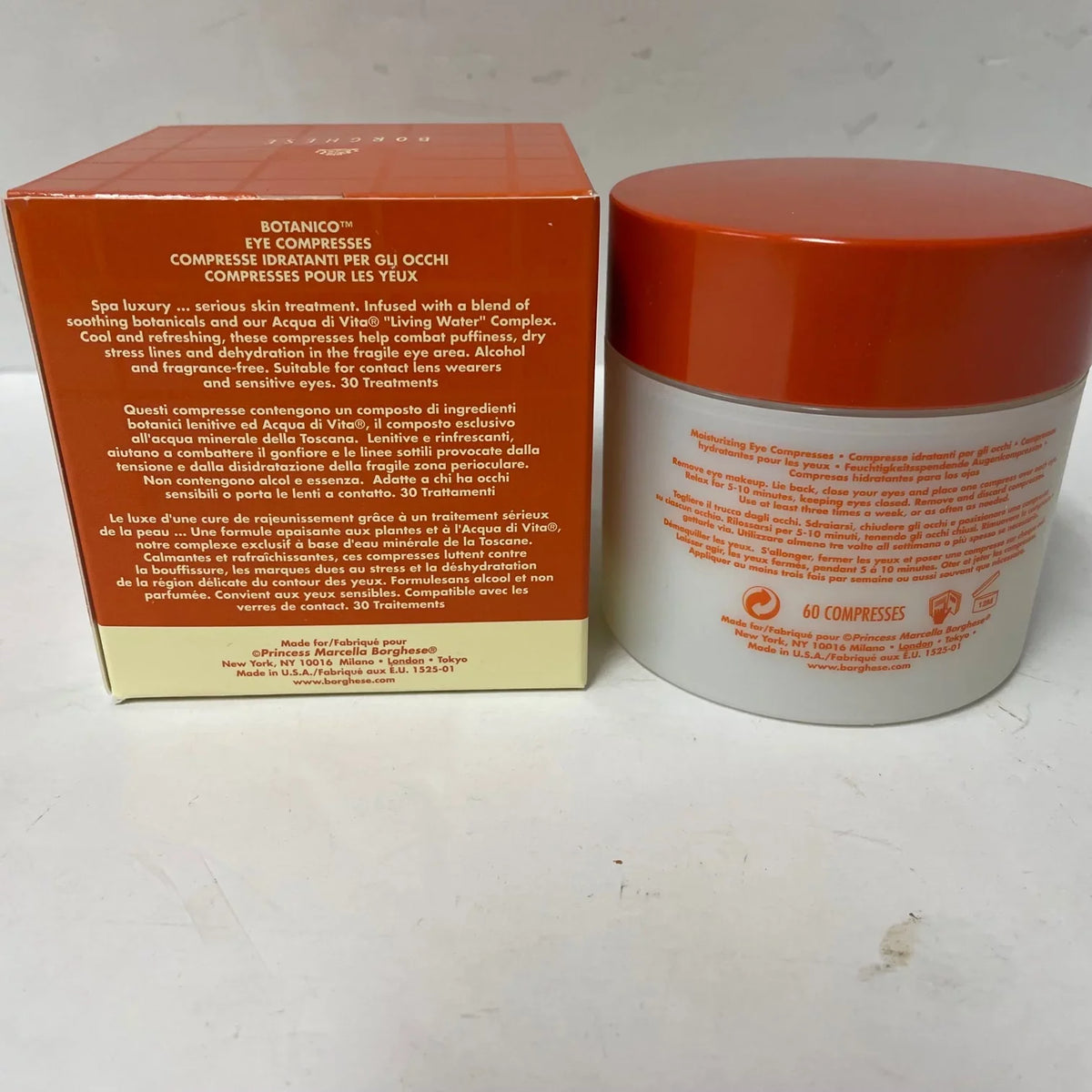 By 60 Botanico Borghese Count Eye Compresses