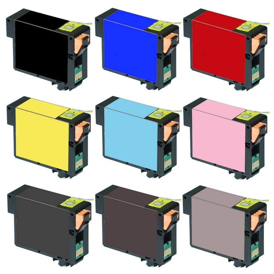 Inkjet for (NO. (PBK/C/M/Y/LC/LM/LBK/MBK/LLBK) Replacement (C13T157CMYLCLMPLMBLLBK-US) 157) PrinterDash Photo Pack R3000 Stylus Combo