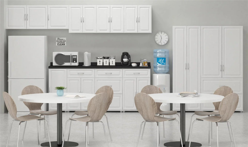 Kendall Garage Cabinet, White Evolution 3 Systembuild Storage 24" Base Drawer
