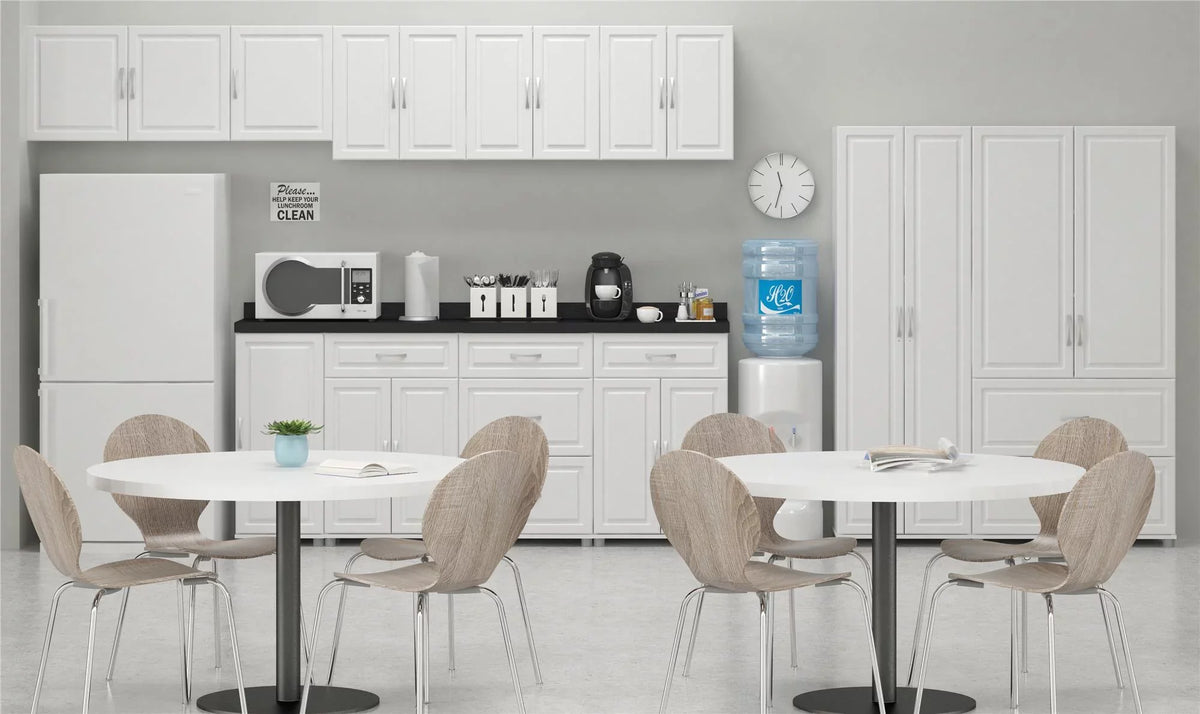 Kendall Garage Cabinet, White Evolution 3 Systembuild Storage 24" Base Drawer