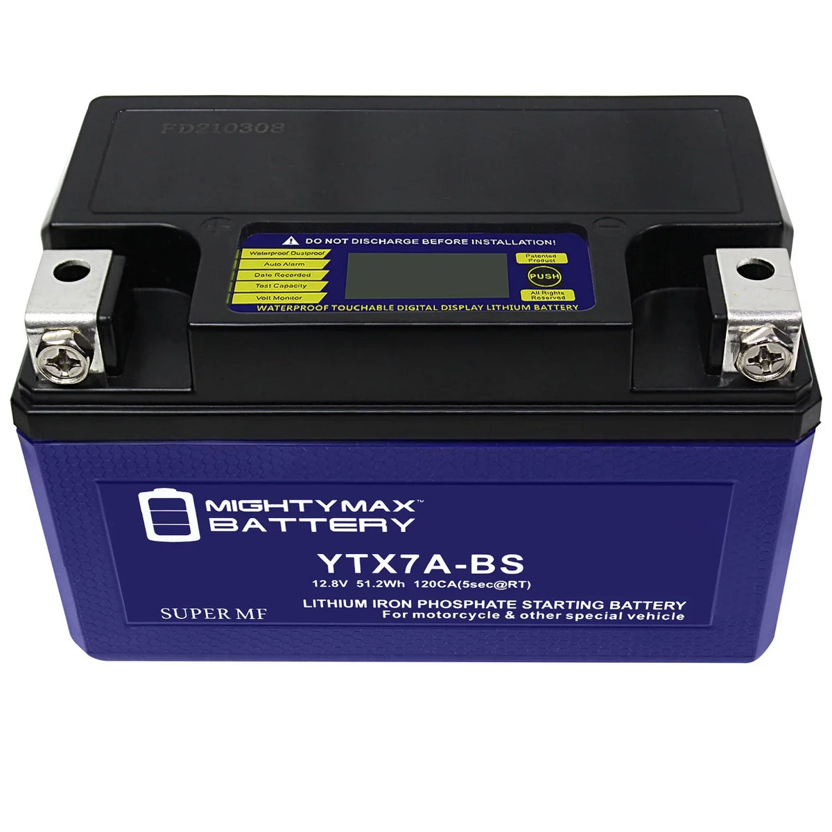 Scooter Lithium with Replacement Compatible Pack - Peugeot YTX7A-BS 50 Battery 6 Evo Tweet 2014