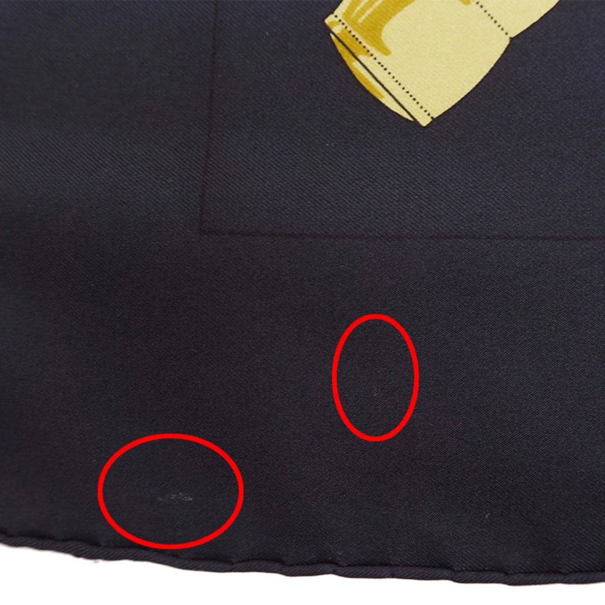 Black Spur 90 Scarf Hermes d'or Pellier Carre Eperon Pre-Owned x Yellow HERMES H.d'ORiGNY Muffler (Good) Golden