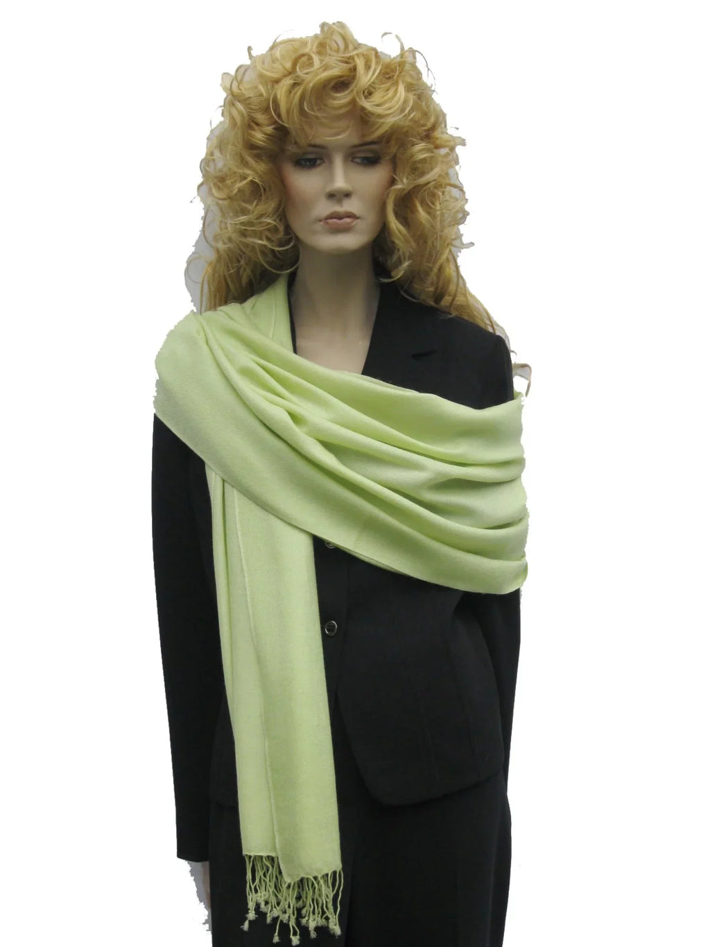 (Honey Green Shawl/Cashmere Scarf/Wool/Silk Dew Shawl) Shawl/Shawls/Scarf/Scarves/Wrap/Stole/Muffler/Cape/Ruana/Blanket/Throw/Pashmina Regular