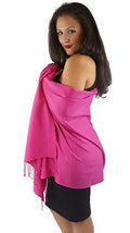 Scarf/Wool/Silk (Hot Regular Shawl/Cashmere Shawl/Shawls/Scarf/Scarves/Wrap/Stole/Muffler/Cape/Ruana/Blanket/Throw/Pashmina Pink Shawl)