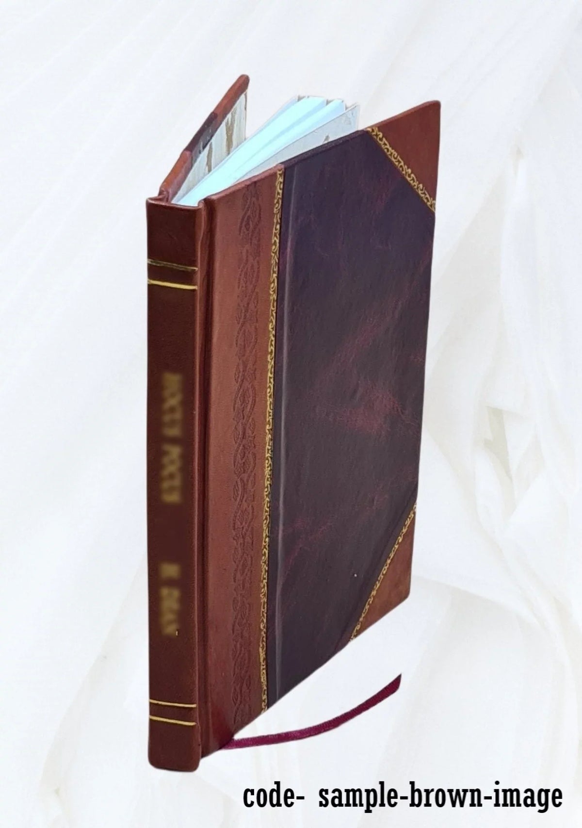 Bound] Brutus [Leather qui claris De 1837 oratoribus liber, dicitur
