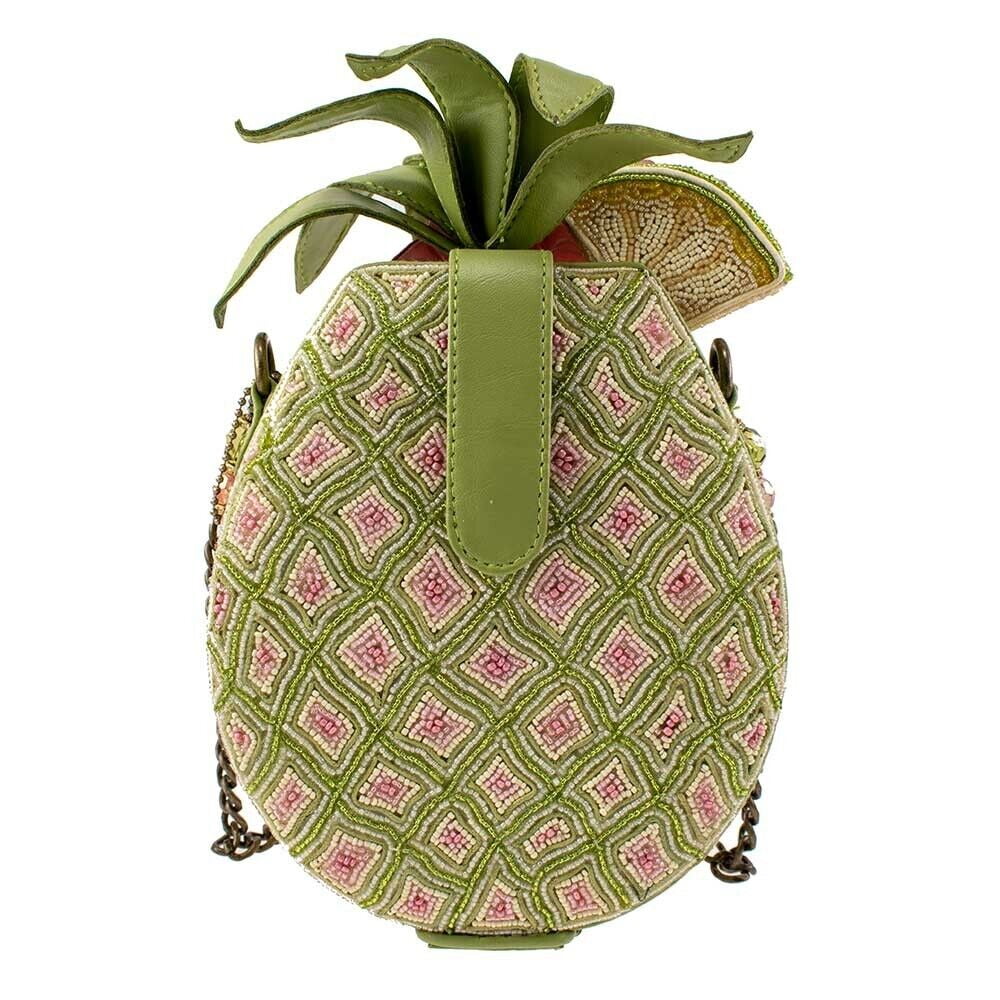Multi Island Novelty Mary Frances Bag Pineapple Handbag Crossbody New Beaded