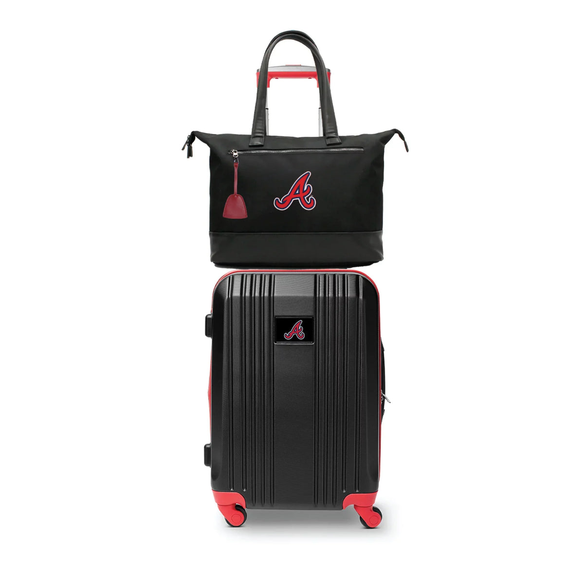 Atlanta Tote Bag Set MOJO Luggage and Premium Laptop Braves