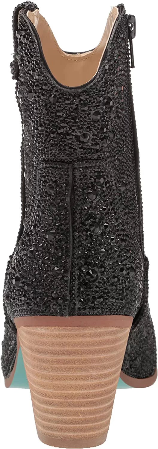 Size Women's Black 11 Betsey Boots M Diva Johnson