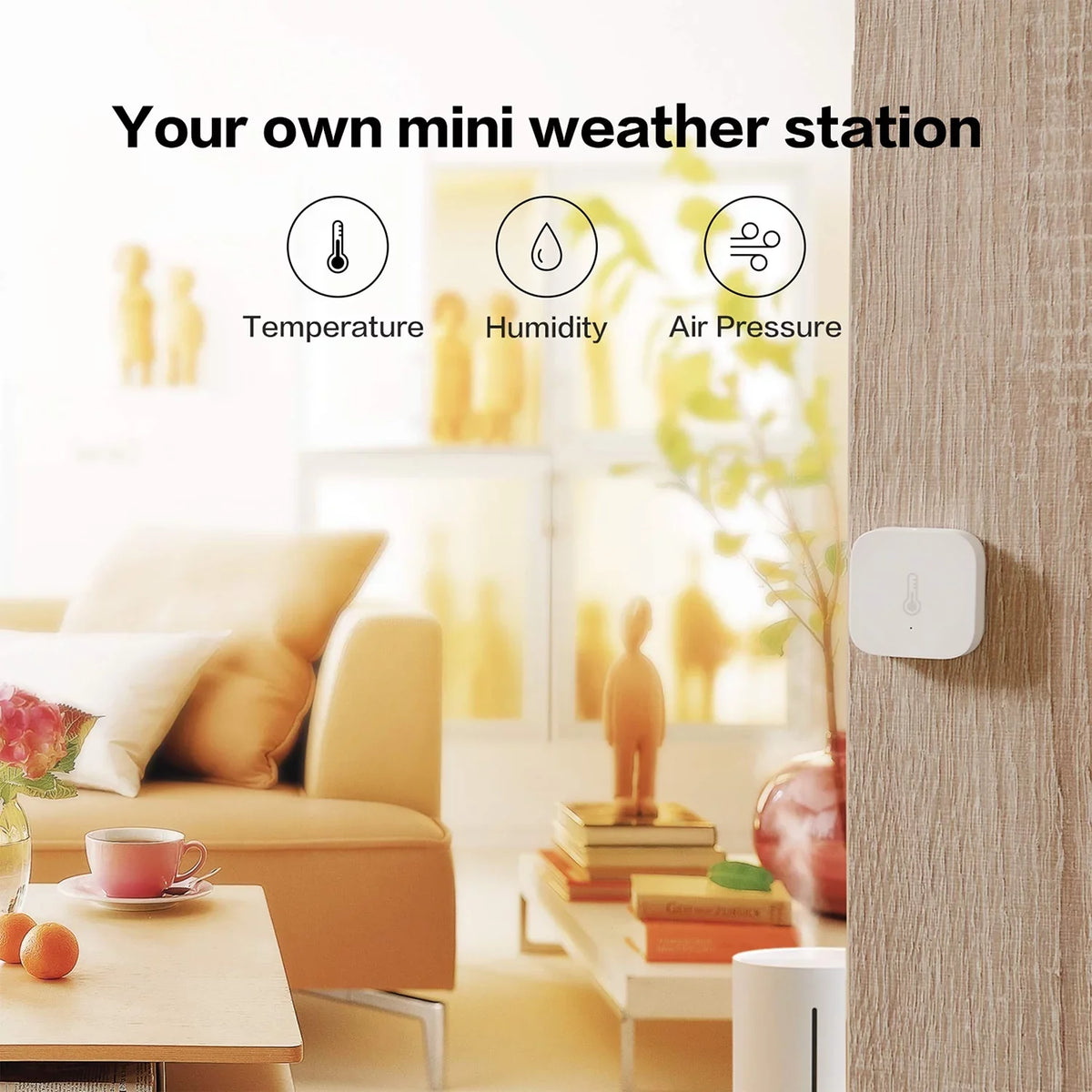 AQARA for Humidity Compatible Smart REQUIRES Temperature HUB Remote and Sensor Apple HomeKit Monitoring with Aqara Home Sensor Automation