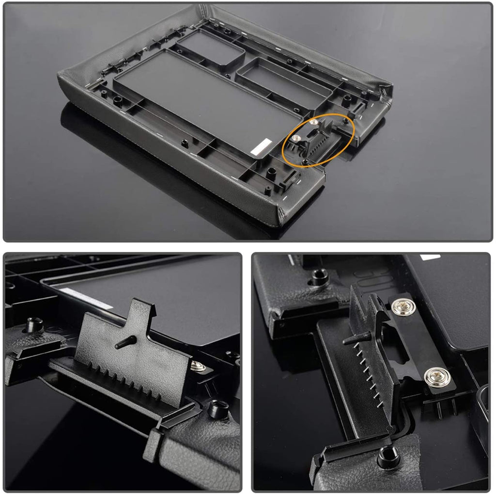 07-14 Replacement ASOOLL Part Sierra, Avalanche, Console Latch, Yukon, Armrest Suburban, for Escalade-Perfect Suitable for 20864151, Silverado, 20864153, OEM Center Cover 20864154