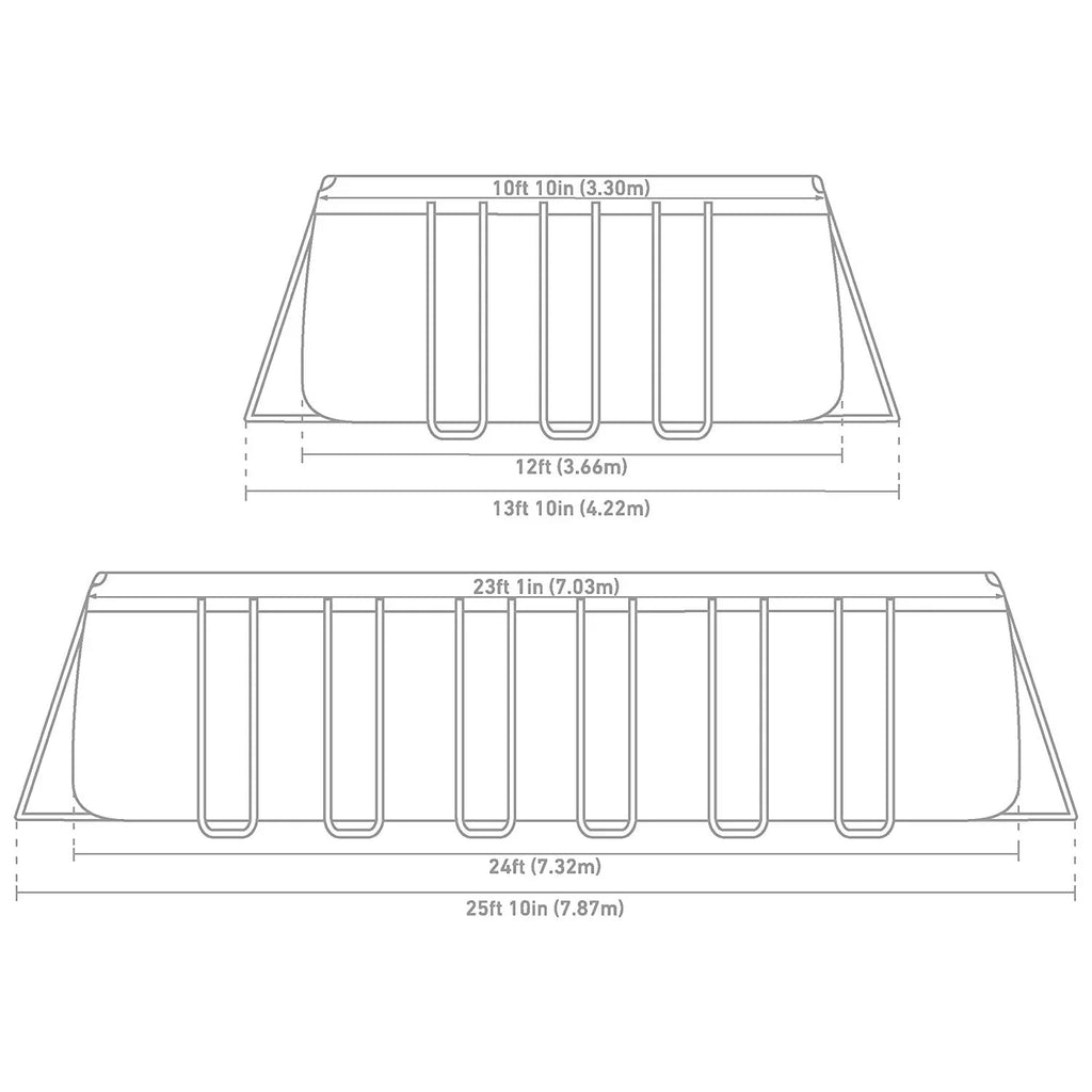 x 12 Pool 24 Intex REC x XTR Ultra Frame Set 52"