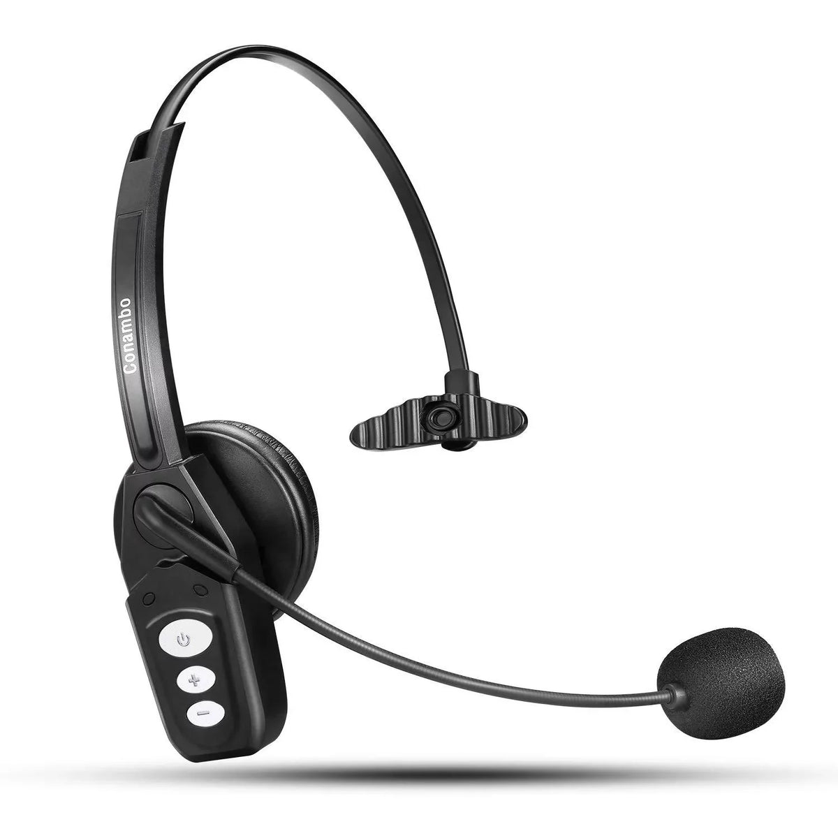 Trucker Pro Headset Office-JBT800 for Engineers V5.0, Business Home Headset Bluetooth Cell Clarity Wireless with Phone Voice Canceling Noise Mic High