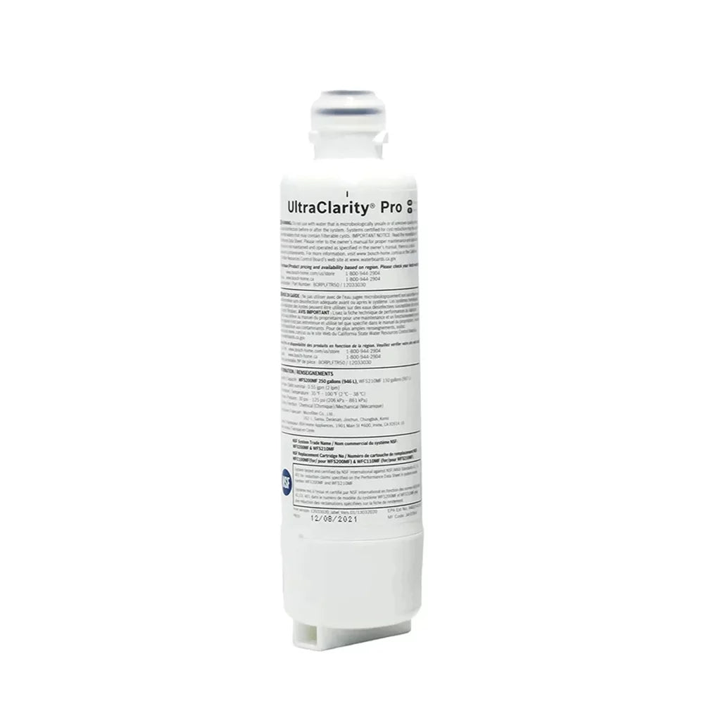 Filter, Pro replacement/compatible.(1 Water REPLFLTR55, UltraClarity 11032531 RA450022, Pack) BORPLFTR55, Bosch