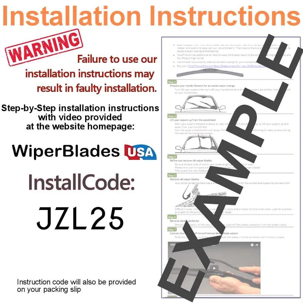 w/Rear (Set 2019 Performance 3) Cadillac Beam Wipers of XT4 Wiper