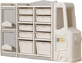 Cabinet Toy Organizer Cab Bookshelf and Box and Organizer Boxes Bedroom (10 Multi-Functional Organizer Children's + RUNFAYBIU 2 and Playroom Nursery. Toy Pull-Out Closed for Drawer
