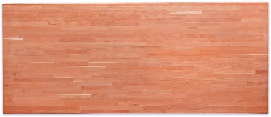 For 25" Hardwood Side Prefinished With Reversible, W X Countertop, Butcher 60" Counter Wood Polished, L Top, Slabs Food-Safe Both Solid Block Cherry Kitchen, 1.5" Thickness, Oil, Grown
