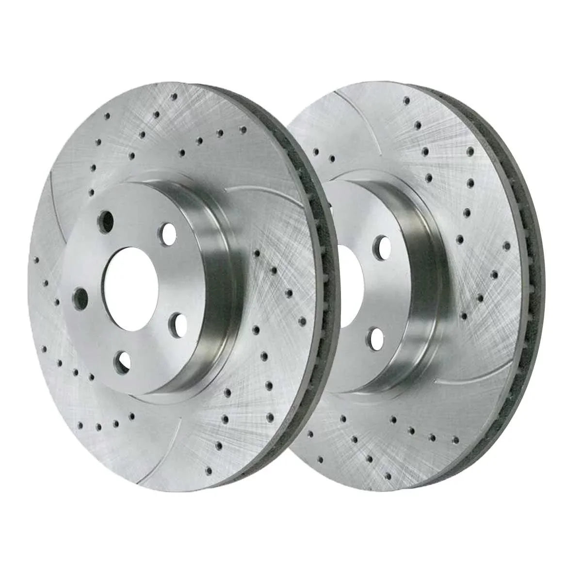 and Silver Scion Slotted for 1.8L 2005 FWD and Front Celica 2010 2005-2009 Ceramic Driver Toyota Drilled Kit AutoShack 2004 Brake 2000 tC Side Replacement 2.4L Rotors 2002 2003 Pads 2001 Passenger
