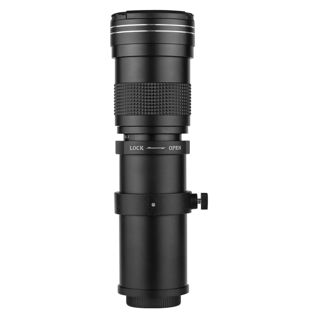 50D 70D Zoom Cameras for MF 420-800mm 77D T7s Thread T Adapter with T7i 7D 60D Telephoto EF-Mount Replacement T6 T6s 80D 60Da Camera Suzicca Mount 6D Canon Super 5D Universal F/8.3-16 Ring Lens 1/4