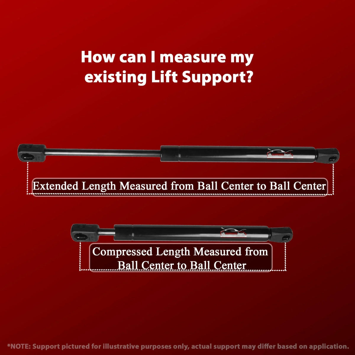 2 Lift to - 2020 Gas with 2016 2019 Chevrolet Canyon Depot Shock PM3866-a 2017 Compatible 2015 Colorado Lift. Gmc 2018 Supports Hood 2022 2021 Qty