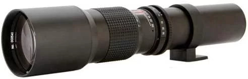 2X Monopod for + Cameras / f/8 Thirds 1000mm Olympus Teleconverter) Lens Optics Manual Four 500mm Digital Telephoto Evolt + Commander Super T-Mount Lens (with Bag &