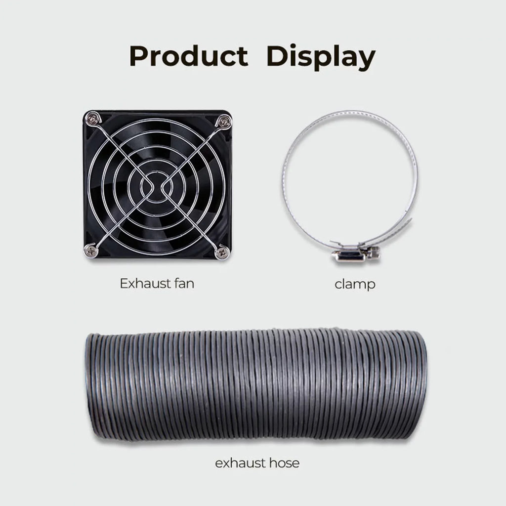 Exhaust Extraction Kit, Efficiency Creality Ventilation Fan, 3D Engraver Laser Ametoys Ender High Fume Hose, Plus Enclosure