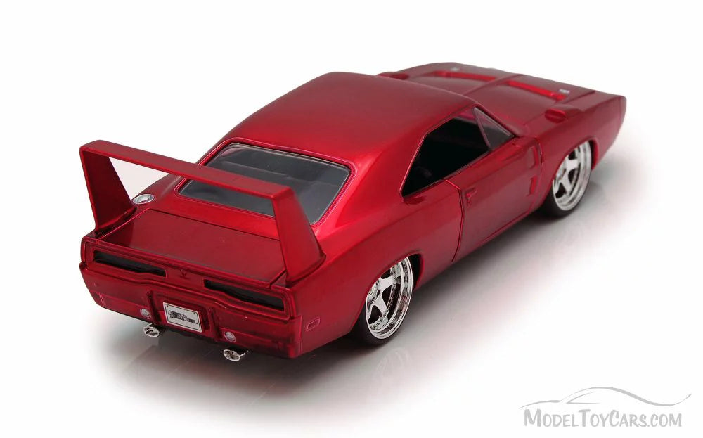 by (2015) Red "Fast Jada Dodge 7" Diecast Furious Car Daytona Model Movie & Charger 1/24 1969