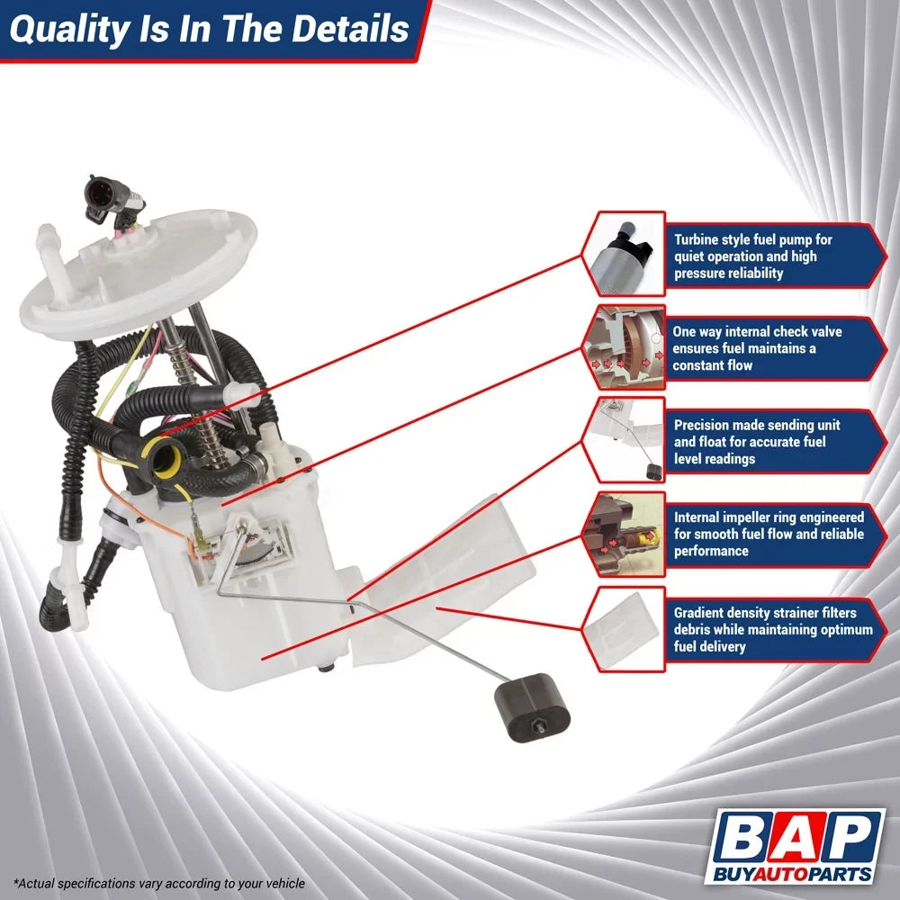 Buick GXP Complete Avenue Pontiac BONNEVILLE Buyautoparts Assembly LeSabre 2004-2005 2004-2005 - BUICK Bonneville Pump PONTIAC CUSTOM, Fits LESABRE For Park select: Fuel