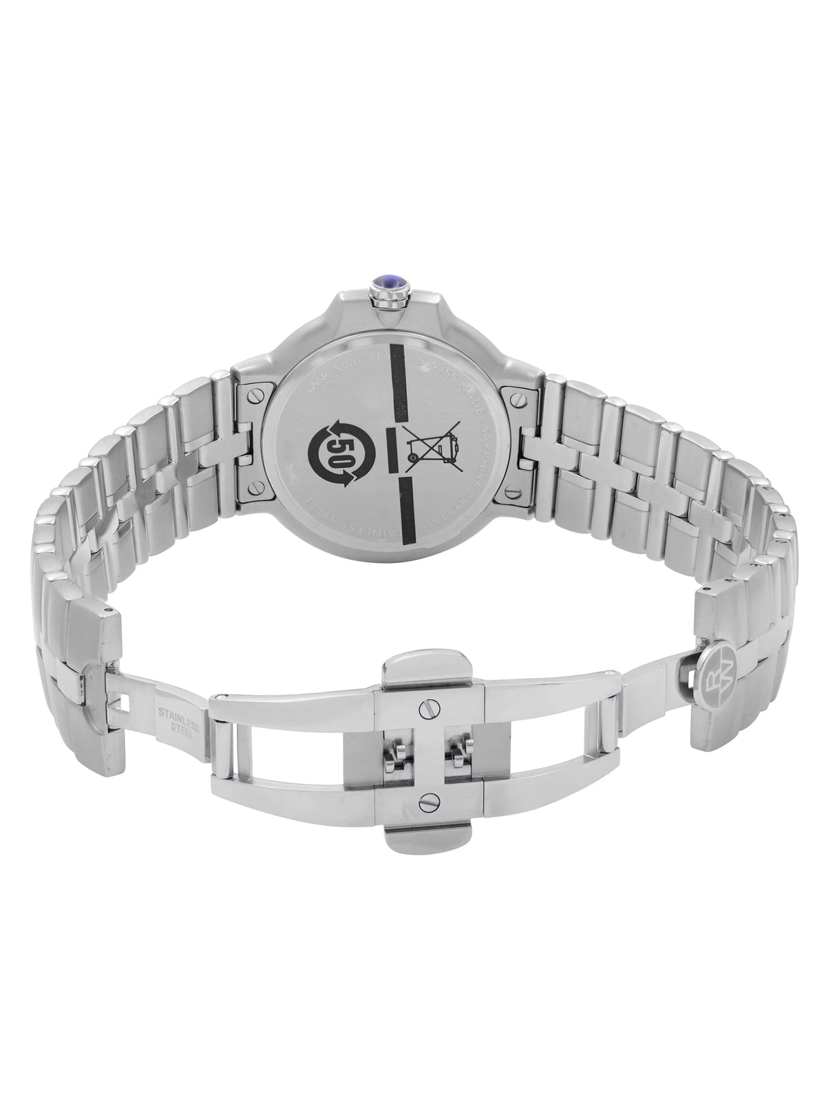 Dial Raymond Stainless Parsifal Watch 5580-ST-00208 Weil Black Quartz Mens Steel