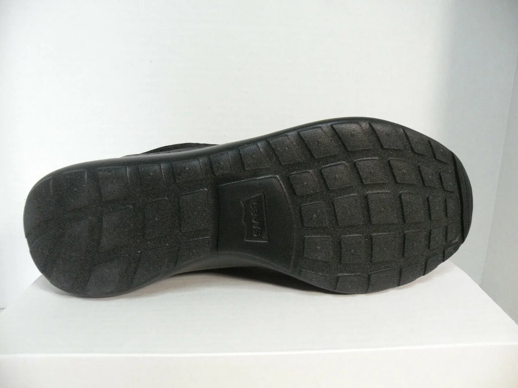 ATHLETIC SHOES TRAINERS LOW SPORTS NEW COMFORT LEVIS SIZE BLACK SNEAKERS 12 MEN