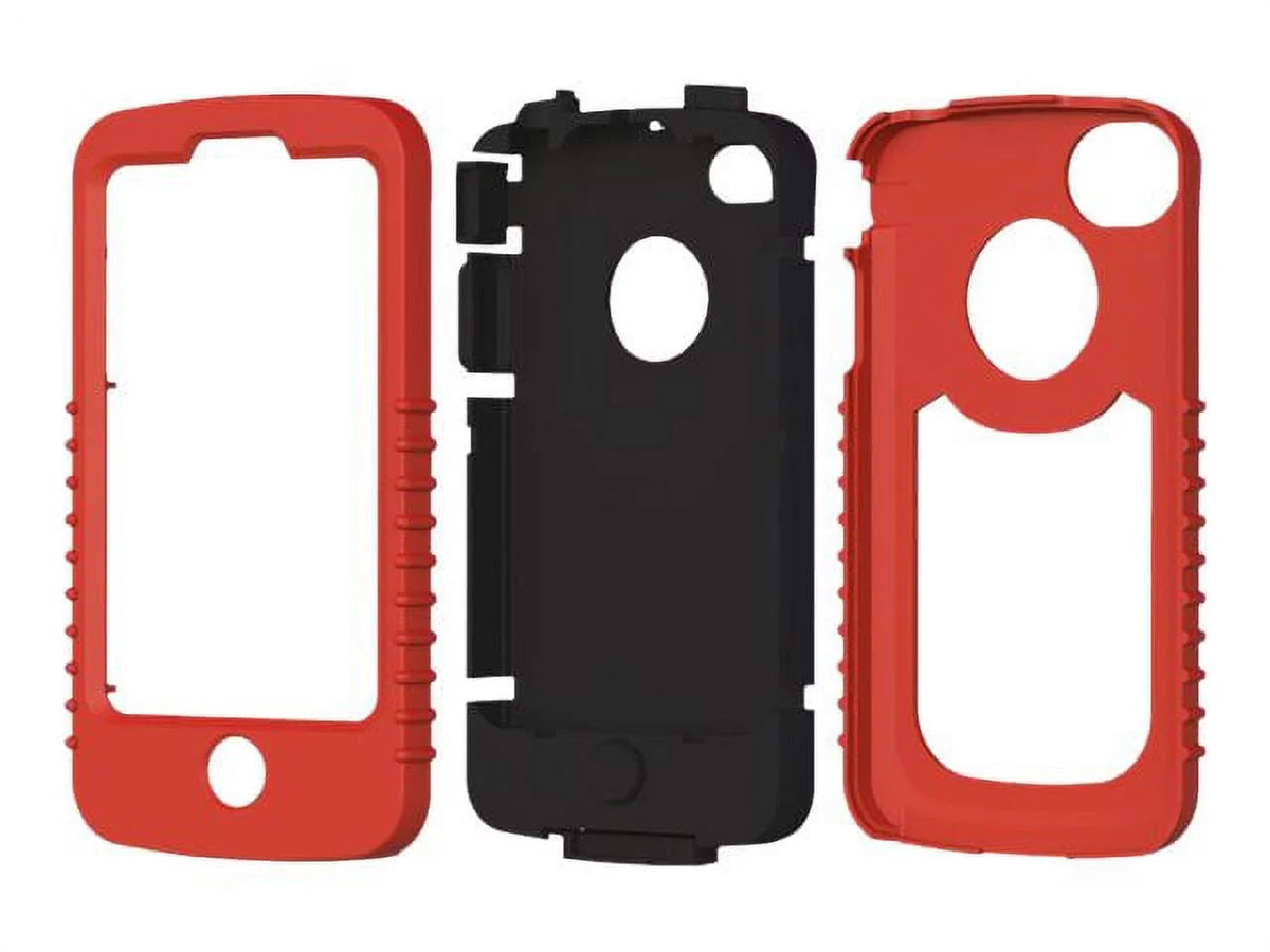 Cyclops 4, Trident 4S for II Series - Protective Apple cell for - red silicone, phone - iPhone case polycarbonate -